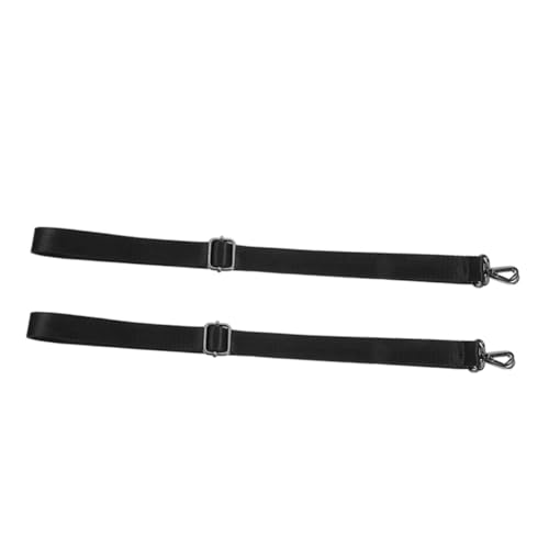 BAZEITFLOW 2 Stück Beingurte Für Pferdedecken Schwarz Pferdebeingurte Pferdebeinwickel Western Gürtel Gaich Gamasche Schützend Beine Einstellbar Hoch Pferdedeckengurt Anhang Nylon Black von BAZEITFLOW
