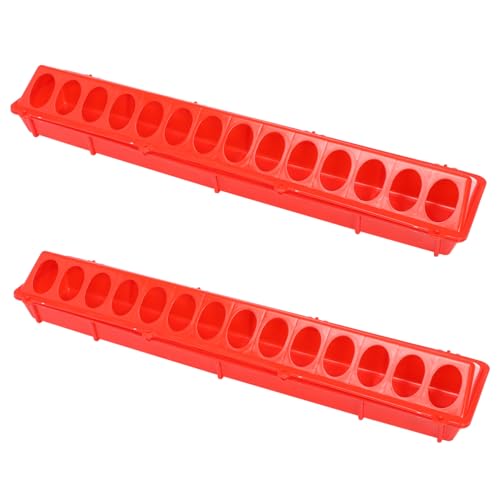 BAZEITFLOW 2stücke Geflügelfuttertrog Langer Futtertrog Anti-tropf-futtertrog Geflügelfutterbox Geflügelfütterungsutensil Für Huhn Und Anderes Geflügel Leicht Zu Reinigen Robust Und Langlebig BAZEITFLOW 2stücke Geflügelfuttertrog Langer Futtertrog Anti-tropf-futtertrog Geflügelfutterbox Geflügelfütterungsutensil Für Huhn Und Anderes Geflügel Leicht Zu Reinigen Robust Und Langlebig von BAZEITFLOW