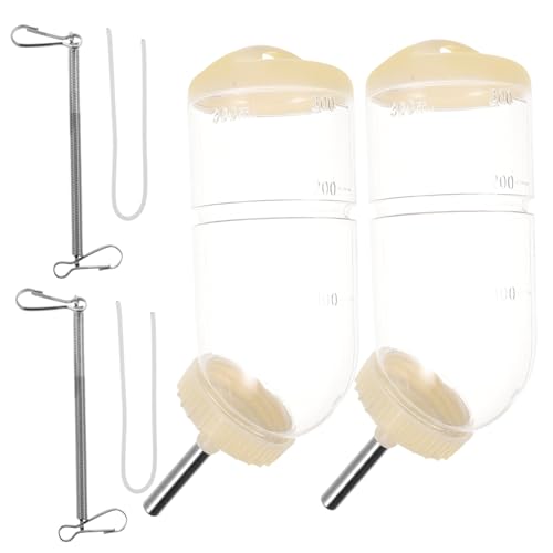 BAZEITFLOW 2 Stück Haustier Trinkflasche mit Sprungventil Auslaufsicherer Wasserspender für Hamster und Kaninchenkäfig Aufhängbar und rutschfest Geeignet für Kleine Nager und Hasen BAZEITFLOW 2 Stück Haustier Trinkflasche mit Sprungventil Auslaufsicherer Wasserspender für Hamster und Kaninchenkäfig Aufhängbar und rutschfest Geeignet für Kleine Nager und Hasen von BAZEITFLOW