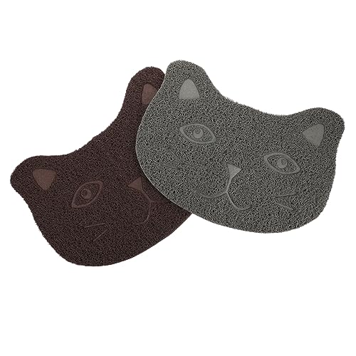 BAZEITFLOW 2 Stück Katzenstreu Matte drinnen Matten Matte Haustier Katzenteppich Unterlage Müllmatte Wurf Katze frisst Matte PVC-Haustiermatte Futtermatte für kleine Haustiere BAZEITFLOW 2 Stück Katzenstreu Matte drinnen Matten Matte Haustier Katzenteppich Unterlage Müllmatte Wurf Katze frisst Matte PVC-Haustiermatte Futtermatte für kleine Haustiere von BAZEITFLOW