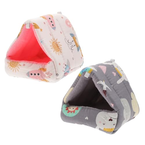 BAZEITFLOW 2 Stück Kuscheltasche für Hamster Weiches Robustes Nagerhaus aus Hochwertigem Material Sicherer Bequemer Rückzugsort für Kleine Kleintiere Wie Hamster und Chinchillas BAZEITFLOW 2 Stück Kuscheltasche für Hamster Weiches Robustes Nagerhaus aus Hochwertigem Material Sicherer Bequemer Rückzugsort für Kleine Kleintiere Wie Hamster und Chinchillas von BAZEITFLOW