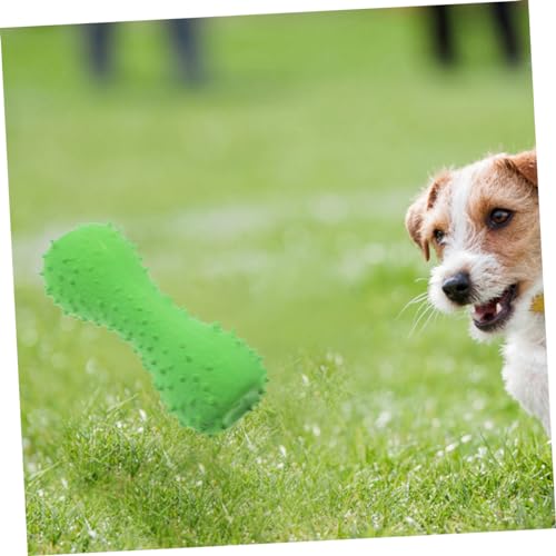 BAZEITFLOW 2 Stück Langlebiges Quietsch Kauspielzeug für Welpen TPR Material Stacheliges Knochen Design zur Zahnpflege Interaktives und Robustes für Kleine Hunde BAZEITFLOW 2 Stück Langlebiges Quietsch Kauspielzeug für Welpen TPR Material Stacheliges Knochen Design zur Zahnpflege Interaktives und Robustes für Kleine Hunde von BAZEITFLOW