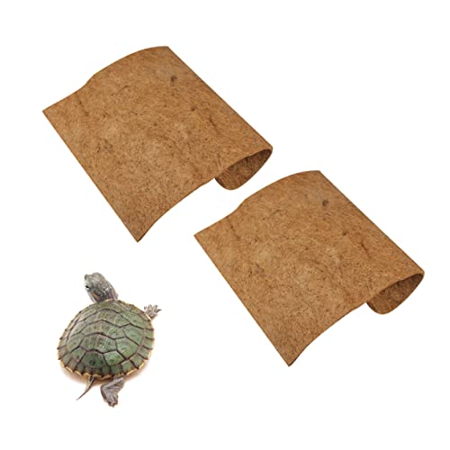 BAZEITFLOW 2 Stück Natürliche Kokosfasermatte Atmungsaktiv Reptilienfreundlich Terrarienmatte Braun für Schildkröten und Reptilien Haustiernest Umweltfreundlich Geruchsneutral BAZEITFLOW 2 Stück Natürliche Kokosfasermatte Atmungsaktiv Reptilienfreundlich Terrarienmatte Braun für Schildkröten und Reptilien Haustiernest Umweltfreundlich Geruchsneutral von BAZEITFLOW
