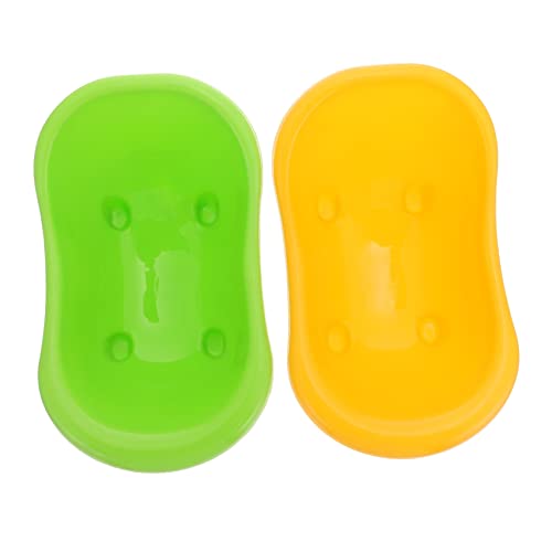 BAZEITFLOW 2 Stück Parrot Shower Tub Teiliges für Wellensittiche Praktische Bade und Futterlösung Umweltfreundliches Kunststoffmaterial Einfach zu Reinigen und Stressreduzierend für Sommer von BAZEITFLOW