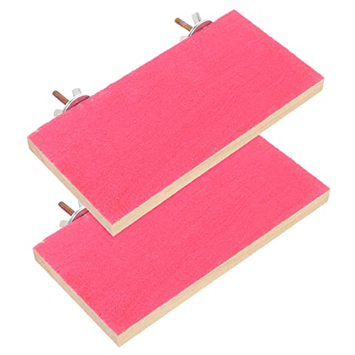 BAZEITFLOW 2 Stück Pet Platform Accessoires Sittiche Landung Barsch Verschachtelung Haustier Vögel Stehen Vogelplattformen für Käfige Vogelständer Papageienregal Holzplattform hölzern Rosa BAZEITFLOW 2 Stück Pet Platform Accessoires Sittiche Landung Barsch Verschachtelung Haustier Vögel Stehen Vogelplattformen für Käfige Vogelständer Papageienregal Holzplattform hölzern Rosa von BAZEITFLOW