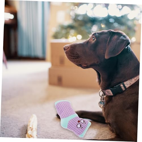 BAZEITFLOW 2 Stück Quietschende Hundespielzeuge Sockendesign Plüsch Kauspielzeug für Kleine und Mittlere Hunde Interaktives Beißspielzeug zur Zahnreinigung und Beschäftigung Langlebiges BAZEITFLOW 2 Stück Quietschende Hundespielzeuge Sockendesign Plüsch Kauspielzeug für Kleine und Mittlere Hunde Interaktives Beißspielzeug zur Zahnreinigung und Beschäftigung Langlebiges von BAZEITFLOW
