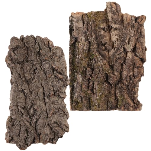 BAZEITFLOW 2 Stück Reptilien Terrarium Kletterbaumrinde Teiliges Natürliches Versteck und Sonnenplatz für Bartagame und Andere Haustiere Sicherer und Langlebiger Terrarien BAZEITFLOW 2 Stück Reptilien Terrarium Kletterbaumrinde Teiliges Natürliches Versteck und Sonnenplatz für Bartagame und Andere Haustiere Sicherer und Langlebiger Terrarien von BAZEITFLOW
