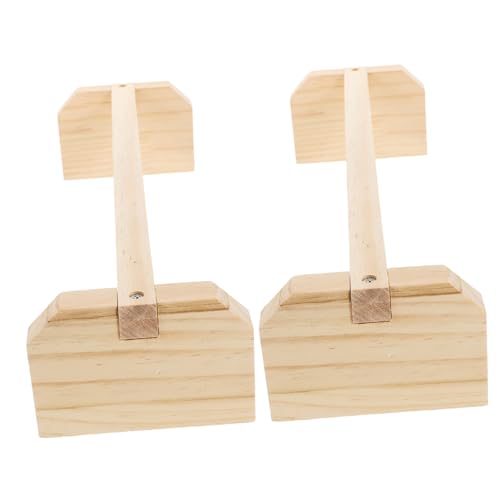 BAZEITFLOW 2 Stück Teiliges Parrot Stand aus Holz für Wellensittiche und Geflügel Robustes Vogelzubehör für Käfig Fördert Gleichgewicht und Bewegung Einfach zu Montieren für Kleine Vögel und BAZEITFLOW 2 Stück Teiliges Parrot Stand aus Holz für Wellensittiche und Geflügel Robustes Vogelzubehör für Käfig Fördert Gleichgewicht und Bewegung Einfach zu Montieren für Kleine Vögel und von BAZEITFLOW