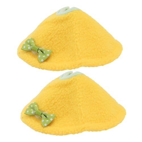 BAZEITFLOW 2 Stück Teiliges Vogel Halsband für Papageien Gelb Anti Biss Halskrause Schutzkragen für Haustier Vogel erholung Verstellbar Komfortabel Einfach Anzulegen Geeignet Zufällige Farbe von BAZEITFLOW