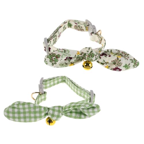 BAZEITFLOW 2 Stück Verstellbares Katzenhalsband Süßen Hassohren Leichtes Hundehalsband für Kleine Hunde und Kätzchen Komfortables Anpassbares Haustierzubehör für Welpen und Kleine Katzen BAZEITFLOW 2 Stück Verstellbares Katzenhalsband Süßen Hassohren Leichtes Hundehalsband für Kleine Hunde und Kätzchen Komfortables Anpassbares Haustierzubehör für Welpen und Kleine Katzen von BAZEITFLOW