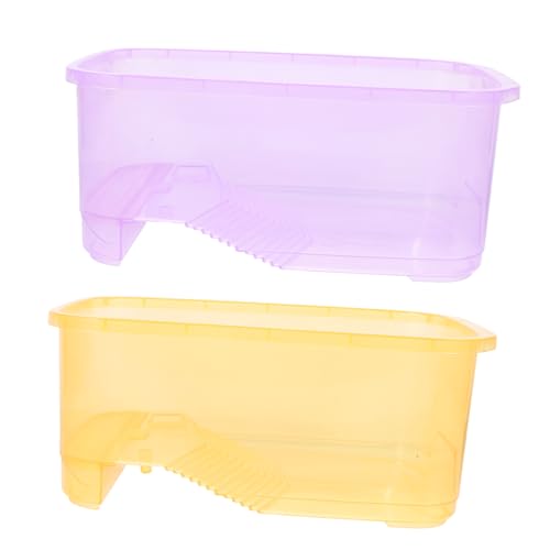 BAZEITFLOW 2 Stück Zucht Kasten Für Schildkröten Lebensraumbecken Für Schildkröten Leopardgecko Wassernapf Für Reptilien Kanister Panzer Aquarium Einsiedlerkrebsbecken Pumpe Plastik BAZEITFLOW 2 Stück Zucht Kasten Für Schildkröten Lebensraumbecken Für Schildkröten Leopardgecko Wassernapf Für Reptilien Kanister Panzer Aquarium Einsiedlerkrebsbecken Pumpe Plastik von BAZEITFLOW