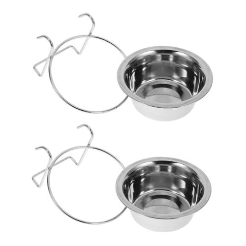 BAZEITFLOW 2 Stücke Hund Schüssel Multi-Funktion Lebensmittel Wasser Schüssel Welpen Schüssel Hängen Haustier Schüssel Tiere Schüssel von BAZEITFLOW