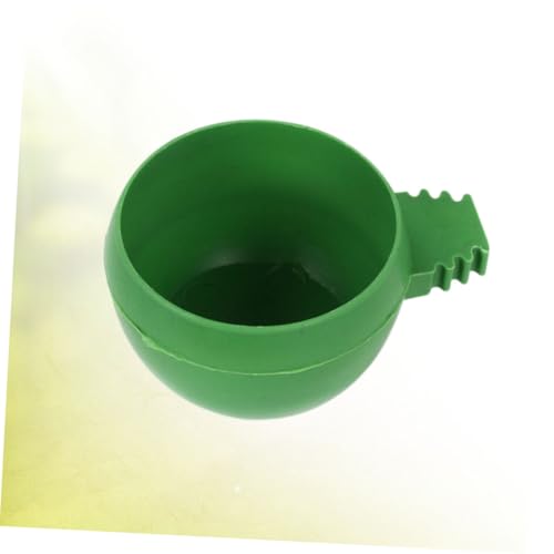 BAZEITFLOW 20 Stück Runde Tauben futternäpfe und Wasserschalen aus Sicherem Langlebigem Material Leicht zu Reinigen und Befüllen Geeignet für Kleinen Vögel Wie Papageien Wellensittiche von BAZEITFLOW