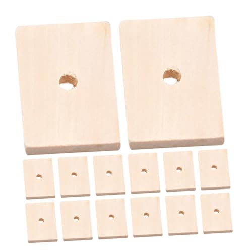 BAZEITFLOW 20 Stück Teiliges Papageien Kauspielzeug aus Holz Buntes Beißen Kauen Blockspielzeug für Vögel zur Beschäftigung und Beseitigung von Langeweile im Käfig von BAZEITFLOW
