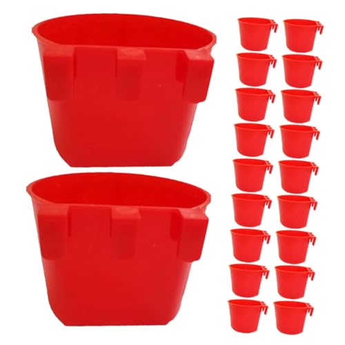 BAZEITFLOW 20 Stück Teiliges Vogelfutterspender aus Leichtem Widerstandsfähig und Wiederverwendbar als Futter und Wassernapf für Vögel und Tauben Einfach zu Reinigen und Aufzuhängen BAZEITFLOW 20 Stück Teiliges Vogelfutterspender aus Leichtem Widerstandsfähig und Wiederverwendbar als Futter und Wassernapf für Vögel und Tauben Einfach zu Reinigen und Aufzuhängen von BAZEITFLOW