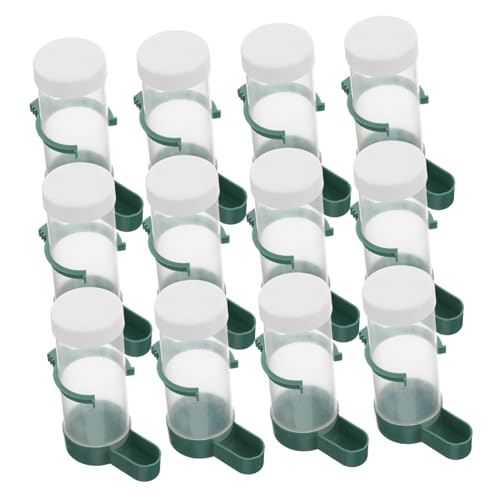 BAZEITFLOW 20 Stück Vogelwasserspender, Vogelkäfig-futterspender, Sittichkäfig-zubehör, Automatischer Vogelwasser-futterspender Für Wellensittiche, Nymphensittiche, Unzertrennliche, von BAZEITFLOW