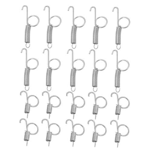 BAZEITFLOW 20Stücke Vogelkäfig Türhaken aus Käfigtür Federhaken für Nager und Haustiere zu Bedienen mit Pull Ring Design Sichere Türverriegelung BAZEITFLOW 20Stücke Vogelkäfig Türhaken aus Käfigtür Federhaken für Nager und Haustiere zu Bedienen mit Pull Ring Design Sichere Türverriegelung von BAZEITFLOW