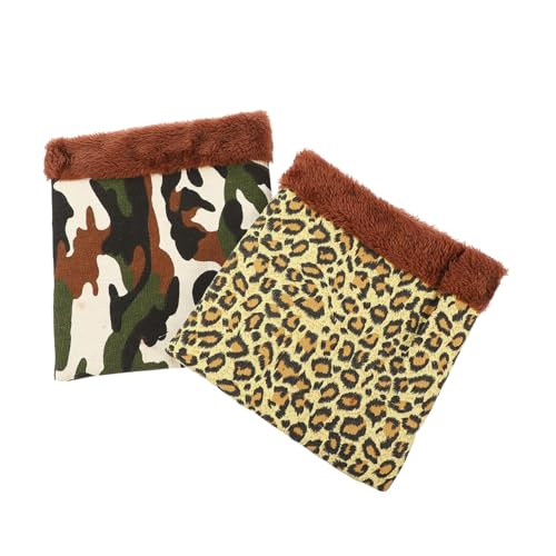 BAZEITFLOW 2Stücke Kleines Haustierbett für Hamster Meerschweinchen und Chinchillas Warmer Schlafsack aus Weichem Material Verstecken und Wohlfühlen Kleine Haustiere BAZEITFLOW 2Stücke Kleines Haustierbett für Hamster Meerschweinchen und Chinchillas Warmer Schlafsack aus Weichem Material Verstecken und Wohlfühlen Kleine Haustiere von BAZEITFLOW