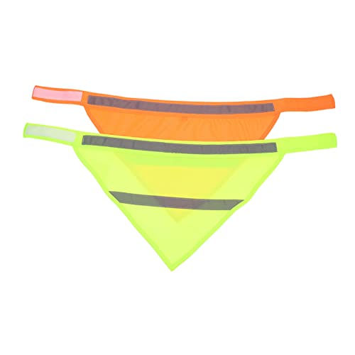 BAZEITFLOW 2Stücke Reflektierendes Hundehalsband für bei Nacht Hochsichtbares Haustierbandana Waschbar und Langlebig für Hundespaziergänge im Dunkeln BAZEITFLOW 2Stücke Reflektierendes Hundehalsband für bei Nacht Hochsichtbares Haustierbandana Waschbar und Langlebig für Hundespaziergänge im Dunkeln von BAZEITFLOW