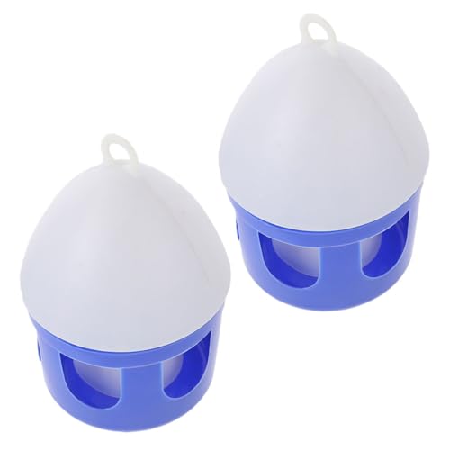 BAZEITFLOW 2Stücke Vogeltränke für Tauben Kompakte Wasserspender für Vögel Kapazität für Papageien und Wachteln Platzsparendes Design für Haushalt von BAZEITFLOW