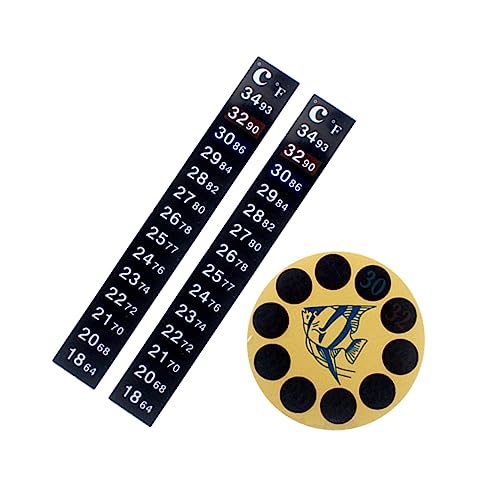 BAZEITFLOW 3 Stück Aquarium Thermometer Aufkleber Tragbare Fischtank Temperaturmesser Patch Thermometer Für Aquarien Und Teiche Installieren Kompakt Und Präzise BAZEITFLOW 3 Stück Aquarium Thermometer Aufkleber Tragbare Fischtank Temperaturmesser Patch Thermometer Für Aquarien Und Teiche Installieren Kompakt Und Präzise von BAZEITFLOW