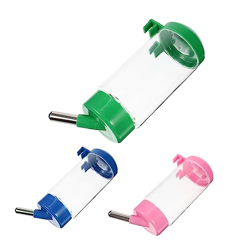 BAZEITFLOW 3 Stück Teiliges Hängendes Hamster Wasserspender mit Rollendem Kopf Automatischer Trinkflasche für Kaninchen und Kleintiere Sauberer Tropffreier Wassernapf für Haustierkäfige BAZEITFLOW 3 Stück Teiliges Hängendes Hamster Wasserspender mit Rollendem Kopf Automatischer Trinkflasche für Kaninchen und Kleintiere Sauberer Tropffreier Wassernapf für Haustierkäfige von BAZEITFLOW