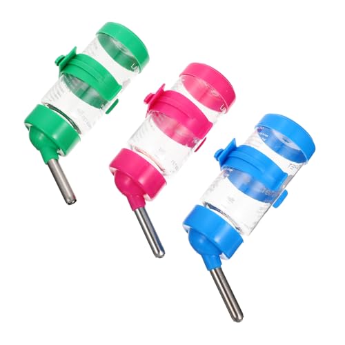 BAZEITFLOW 3 Stück Teiliges Hamster Trinkflaschen Hängende Chinchilla Wasserflaschen für Kleine Haustiere Auslaufsicher Praktisch für Kaninchen Hamster und Kleintiere Einfach Zufällige Farbe BAZEITFLOW 3 Stück Teiliges Hamster Trinkflaschen Hängende Chinchilla Wasserflaschen für Kleine Haustiere Auslaufsicher Praktisch für Kaninchen Hamster und Kleintiere Einfach Zufällige Farbe von BAZEITFLOW