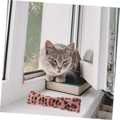 BAZEITFLOW 3 Stück Teiliges Katzenminze Katzenspielzeug Kissenform aus Leichtem Baumwollstoff Beugt Nervosität vor REGT den an für Wohnungskatzen und Kätzchen zum Kauen von BAZEITFLOW
