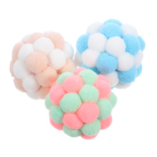 BAZEITFLOW 3 Stück Teiliges Katzenspielzeug Bunte Glockenbälle und Langlebig Katzenbälle zur Krallenpflege und Stressabbau für Kätzchen Interaktiv und Sicher BAZEITFLOW 3 Stück Teiliges Katzenspielzeug Bunte Glockenbälle und Langlebig Katzenbälle zur Krallenpflege und Stressabbau für Kätzchen Interaktiv und Sicher von BAZEITFLOW