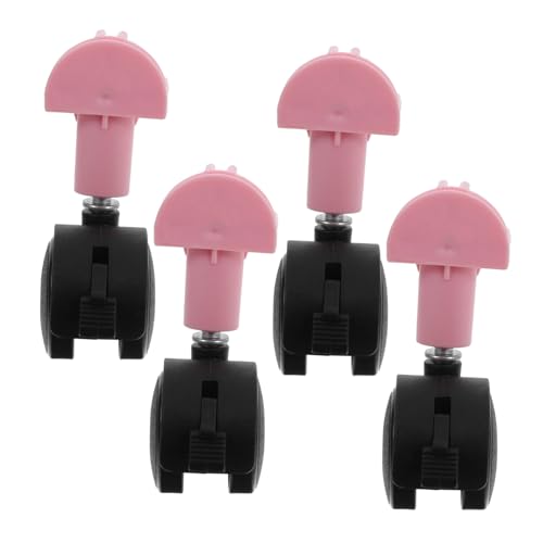 BAZEITFLOW 4 Pcs Haustierträgerräder Hundekisten Räder Hund Rolling Crape Räder Katzenkäfigersatzräder Für Kleine Hundekatze Käfig von BAZEITFLOW