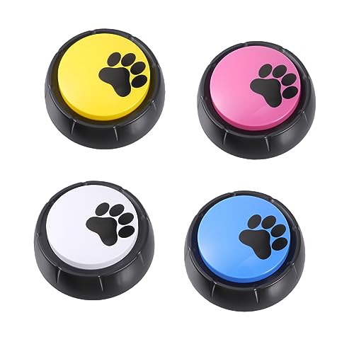 BAZEITFLOW Hundespielzeug Für Hunde Aufzeichnung Der Kommunikation Knopf Trainingsspielzeug Für Haustiere von BAZEITFLOW