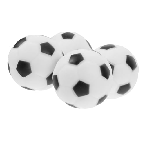 BAZEITFLOW 4 Stück Teiliges Fußball Kauspielzeug für Hunde Kleines Leichtes Gummispielzeug Interaktives Beißspiel für Welpen Fördert Beschäftigung und Bewegung Sicherer Hundeball von BAZEITFLOW