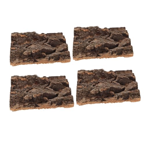 BAZEITFLOW 4 Stück Teiliges Reptilien Terrarium mit Kletterplattform und Versteck aus Robustem Baumrinden Design Langlebig und Einfach zu Reinigen für Schildkröten Echsen Schlangen und BAZEITFLOW 4 Stück Teiliges Reptilien Terrarium mit Kletterplattform und Versteck aus Robustem Baumrinden Design Langlebig und Einfach zu Reinigen für Schildkröten Echsen Schlangen und von BAZEITFLOW