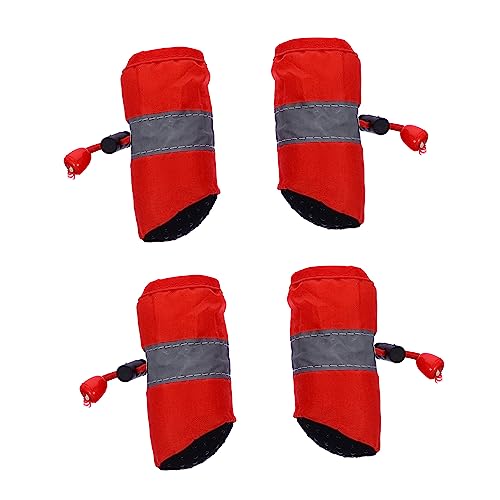BAZEITFLOW 4 Stück Weihnachts Haustierschuhe Hundeschuhschoner Hundeschuhe Kleine Pfoten Hundestiefel Für wasserdichte Hundestiefel Hunde Ohne Abdeckung Schutz Winter Haustiere BAZEITFLOW 4 Stück Weihnachts Haustierschuhe Hundeschuhschoner Hundeschuhe Kleine Pfoten Hundestiefel Für wasserdichte Hundestiefel Hunde Ohne Abdeckung Schutz Winter Haustiere von BAZEITFLOW