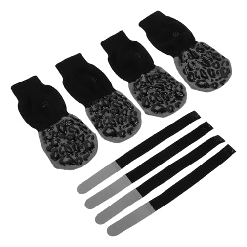 BAZEITFLOW 4 Stück rutschfeste Socken für Haustiere Schutz für Pfoten Harten Böden Leise Indoor Schuhe für Mittelgroße und Große Hunde BAZEITFLOW 4 Stück rutschfeste Socken für Haustiere Schutz für Pfoten Harten Böden Leise Indoor Schuhe für Mittelgroße und Große Hunde von BAZEITFLOW