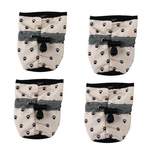 BAZEITFLOW 4 Stück wasserdichte Haustierschuhe Tierbedarf Hundeschutz Kleine Hundeschuhe Schoner Für Hunde Welpenschuhe Welpenstiefel Hundestiefel Hundestiefel Welpenschuhe Stoff BAZEITFLOW 4 Stück wasserdichte Haustierschuhe Tierbedarf Hundeschutz Kleine Hundeschuhe Schoner Für Hunde Welpenschuhe Welpenstiefel Hundestiefel Hundestiefel Welpenschuhe Stoff von BAZEITFLOW