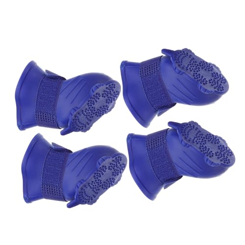 BAZEITFLOW 4-teilige Regenstiefel Für Haustiere, Wasserdicht Und rutschfest, Hundeschuhe Aus Gummi, Bequemer Welpenpfotenschutz Für Kleine Und Mittelgroße Hunde, Outdoor-hundefußabdeckungen BAZEITFLOW 4-teilige Regenstiefel Für Haustiere, Wasserdicht Und rutschfest, Hundeschuhe Aus Gummi, Bequemer Welpenpfotenschutz Für Kleine Und Mittelgroße Hunde, Outdoor-hundefußabdeckungen von BAZEITFLOW