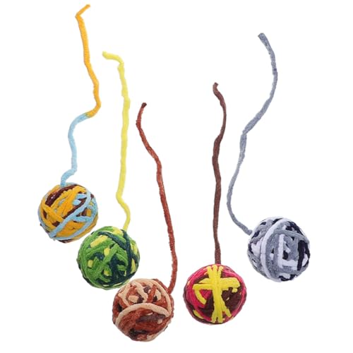 BAZEITFLOW 5 Stück Glockengarnkugel Plüsch Sortiert anregend drinnen Form katzenspielzeug kleines Kätzchenballspielzeug lustiges Kätzchenballspielzeug Kätzchen-Ball- BAZEITFLOW 5 Stück Glockengarnkugel Plüsch Sortiert anregend drinnen Form katzenspielzeug kleines Kätzchenballspielzeug lustiges Kätzchenballspielzeug Kätzchen-Ball- von BAZEITFLOW
