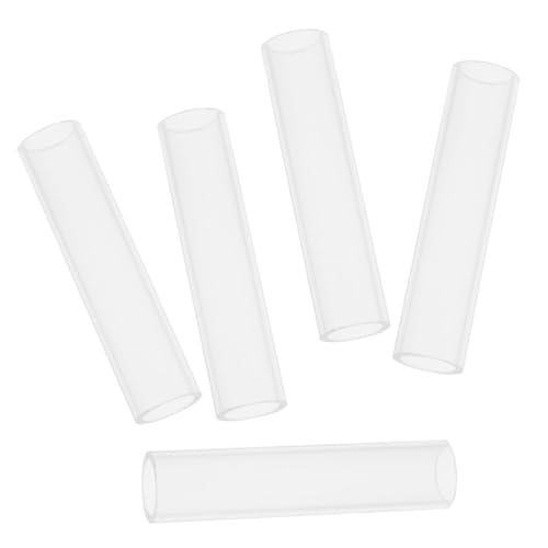 BAZEITFLOW 5 Stück Transparentes Aquarium Versteck Teiliges Fischausweichhaus mit Eingängen Langlebige und Sichere Garnelenhöhle für Fischlaich und Aquarienlandschaft Dekorativ und von BAZEITFLOW