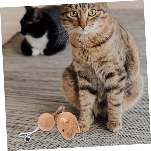 BAZEITFLOW 6 Stück Teiliges Katzenspielzeug Plüschmäuse mit Glocken Interaktive Katzenangel Ersatzmäuse Weiß Rosa Braun Leicht für Katzen und Kätzchen Fördert Aktivität und Beschäftigung BAZEITFLOW 6 Stück Teiliges Katzenspielzeug Plüschmäuse mit Glocken Interaktive Katzenangel Ersatzmäuse Weiß Rosa Braun Leicht für Katzen und Kätzchen Fördert Aktivität und Beschäftigung von BAZEITFLOW