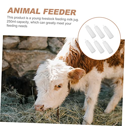 BAZEITFLOW 6 Stück Teiliges Tiernahrungsflaschen Stabile Lämmer und Ferkelflaschen Beißfeste Langlebige Fütterungsflaschen für Neugeborene Kleintiere und Haustiere BAZEITFLOW 6 Stück Teiliges Tiernahrungsflaschen Stabile Lämmer und Ferkelflaschen Beißfeste Langlebige Fütterungsflaschen für Neugeborene Kleintiere und Haustiere von BAZEITFLOW