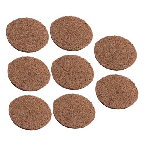 BAZEITFLOW 8 Stück Tauben-Waste giteer Safe die Critters Vogelnestmatte Naturfarbenes Taubennest Vogelnestpfad Pads für Nistpolster Haustier Nest PAD Vogel-Ei-Pad braune Taubeneiermatte Kokos von BAZEITFLOW
