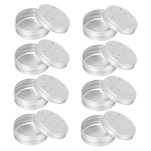 BAZEITFLOW 8 Stück Teiliges Aluminium Riechtraining für Hunde Robuste Nose Work Dosen Trainingsbehälter für Professionelle und Private Nutzung Langlebig und Zuverlässig von BAZEITFLOW