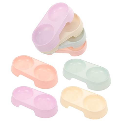 BAZEITFLOW 8 Stück Teiliges Katzennapf Robustem Kunststoff Doppelte Futter Wassernäpfe mit Anti Umkippen Design rutschfest und Kippsicher Farbenfrohe Katzennäpfe für Komfortable Fütterung BAZEITFLOW 8 Stück Teiliges Katzennapf Robustem Kunststoff Doppelte Futter Wassernäpfe mit Anti Umkippen Design rutschfest und Kippsicher Farbenfrohe Katzennäpfe für Komfortable Fütterung von BAZEITFLOW