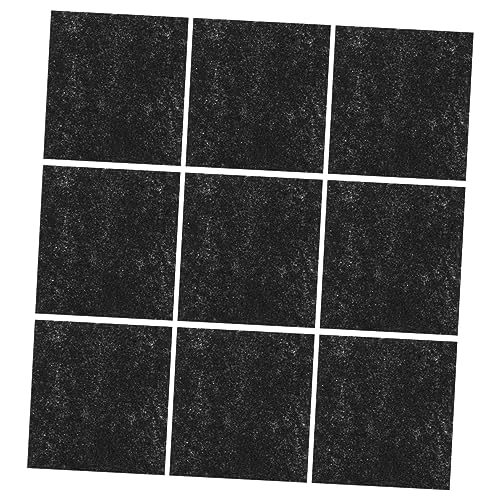 BAZEITFLOW 9 Stück Teiliges Katzenstreu Matte mit Aktivkohlefilter Geruchsbindende Katzenklo Pads für Effektive Geruchskontrolle Sicher und Schadstofffrei Passend für Katzentoiletten von BAZEITFLOW