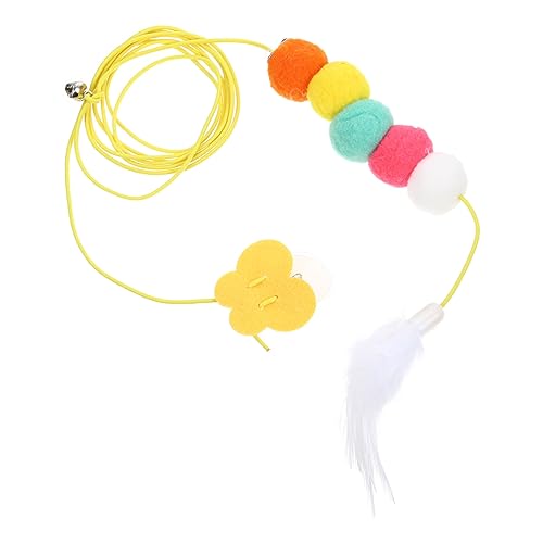 BAZEITFLOW Adjustable Hanging Cat Toy Interactive Cartoon for Indoor Play Present for Cats to and Engagement von BAZEITFLOW