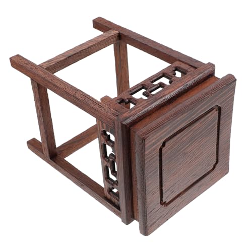 BAZEITFLOW Holz-vase Stand Antiker Pflanzenständer Für Kleine Blumentöpfe Stabiler Dekorationsständer Für Innenräume Für Zimmerpflanzen Und Aquarien Handpoliert Robust Und Vielseitig von BAZEITFLOW