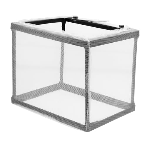 BAZEITFLOW Aquarium Laichbecken aus Netz und Kunststoff Atmungsaktive Betta Fisch Zuchtbox mit Trennwand Klarer Sichtbereich Vielseitig für Zucht Aufzucht und Isolation Sicheres Fischtank BAZEITFLOW Aquarium Laichbecken aus Netz und Kunststoff Atmungsaktive Betta Fisch Zuchtbox mit Trennwand Klarer Sichtbereich Vielseitig für Zucht Aufzucht und Isolation Sicheres Fischtank von BAZEITFLOW