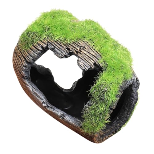 BAZEITFLOW Aquarium Resin Versteck Haus Kleine Garnelen Höhle Fisch Tank Dekoration Hält Fische Sicher Wasserfest Robust Unterwasser Landschaftsbau Ornament von BAZEITFLOW
