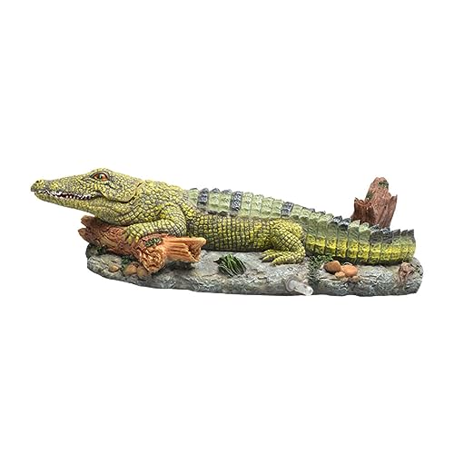 BAZEITFLOW Aquarium Statue Dekorative Krokodilform für Aquarien Umweltfreundliches Material zu Pflegen Perfektes Zubehör für Lebendige Unterwasserlandschaft BAZEITFLOW Aquarium Statue Dekorative Krokodilform für Aquarien Umweltfreundliches Material zu Pflegen Perfektes Zubehör für Lebendige Unterwasserlandschaft von BAZEITFLOW